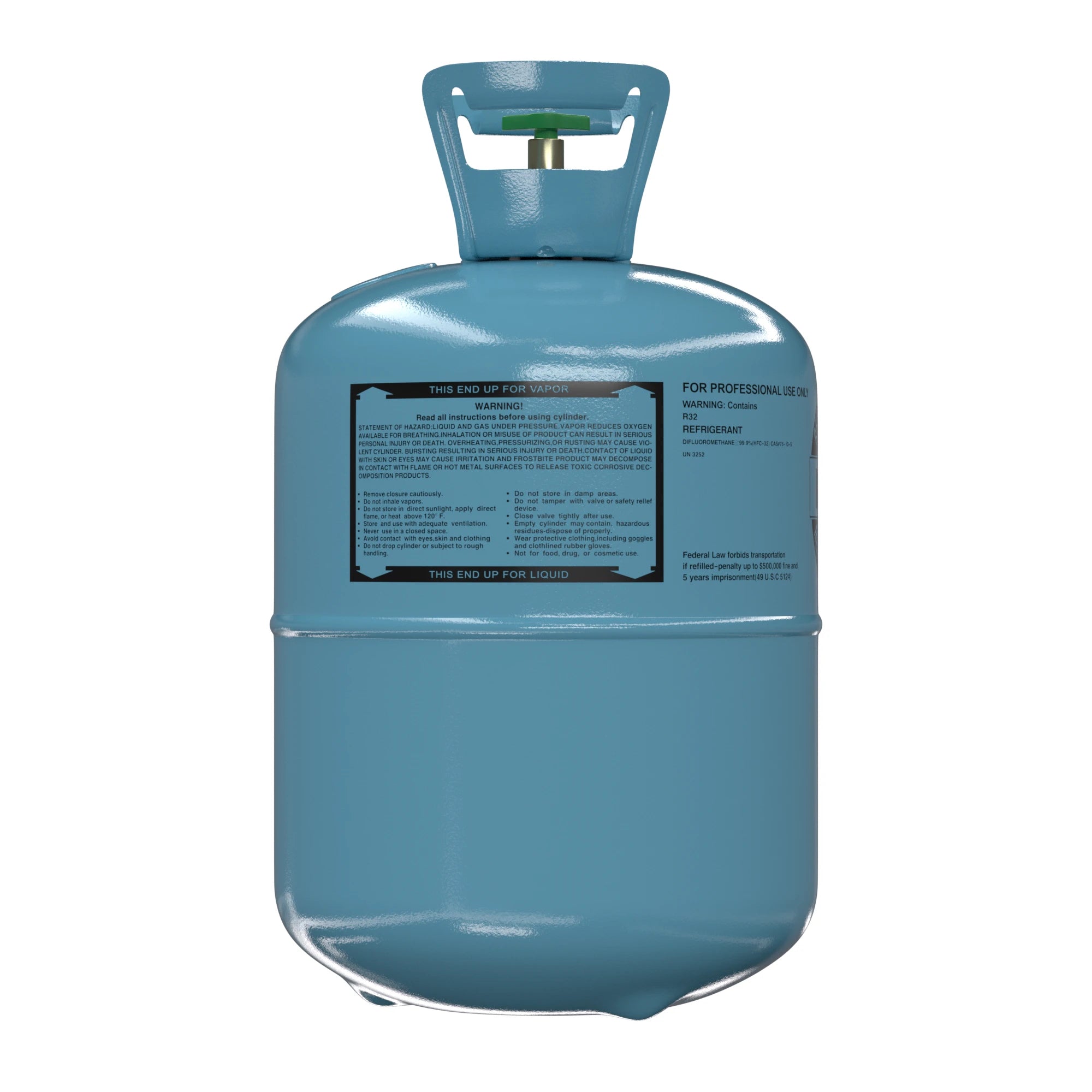 R-32 Refrigerant Gas 20.9lb | Low GWP, High Efficiency HVAC Refrigerant