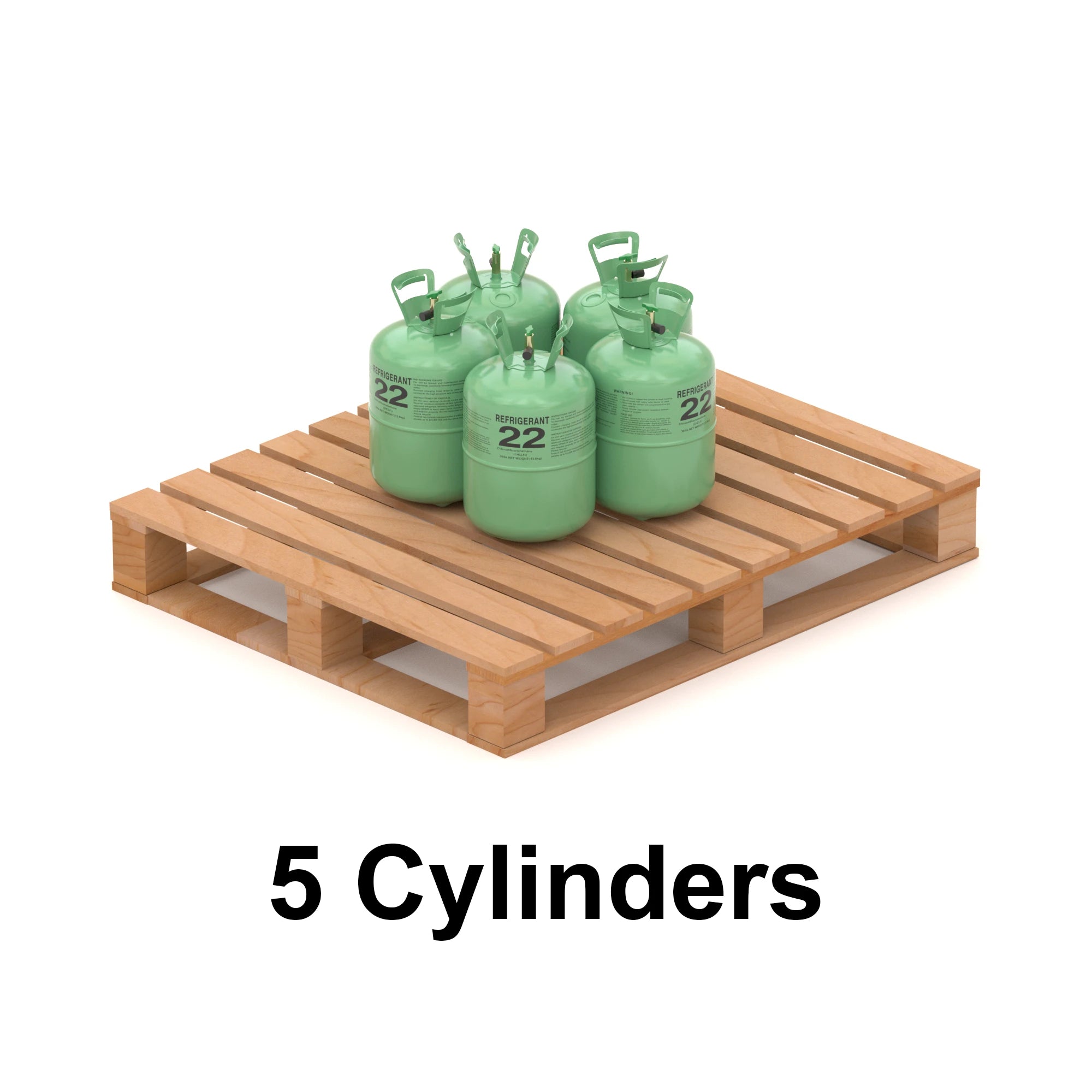 R-22 Refrigerant Gas 30lb | Legacy HVAC & Refrigeration Refrigerant  (5 Cylinders / 150lb Total)